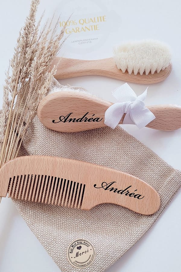 Brosse Cheveux Bebe Cadeaux Naissance Noel Jouets En Bois